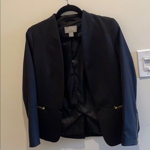 H&M blazer with zipper